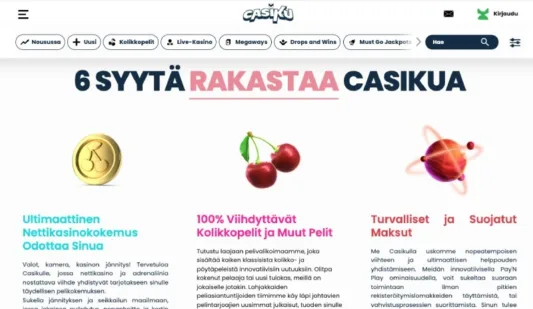 Miksi Casiku on hyvä kasino