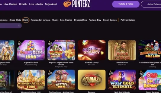 Punterz Casino kolikkopelit