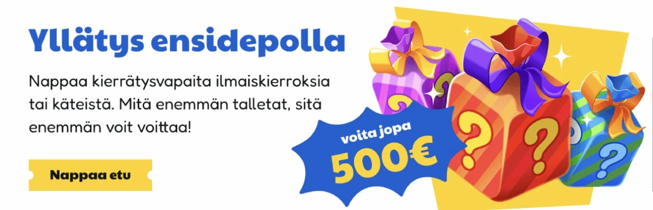 Pelikioski Casino ensitalletusbonus