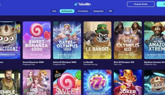 TaikaWin Casino kolikkopelit